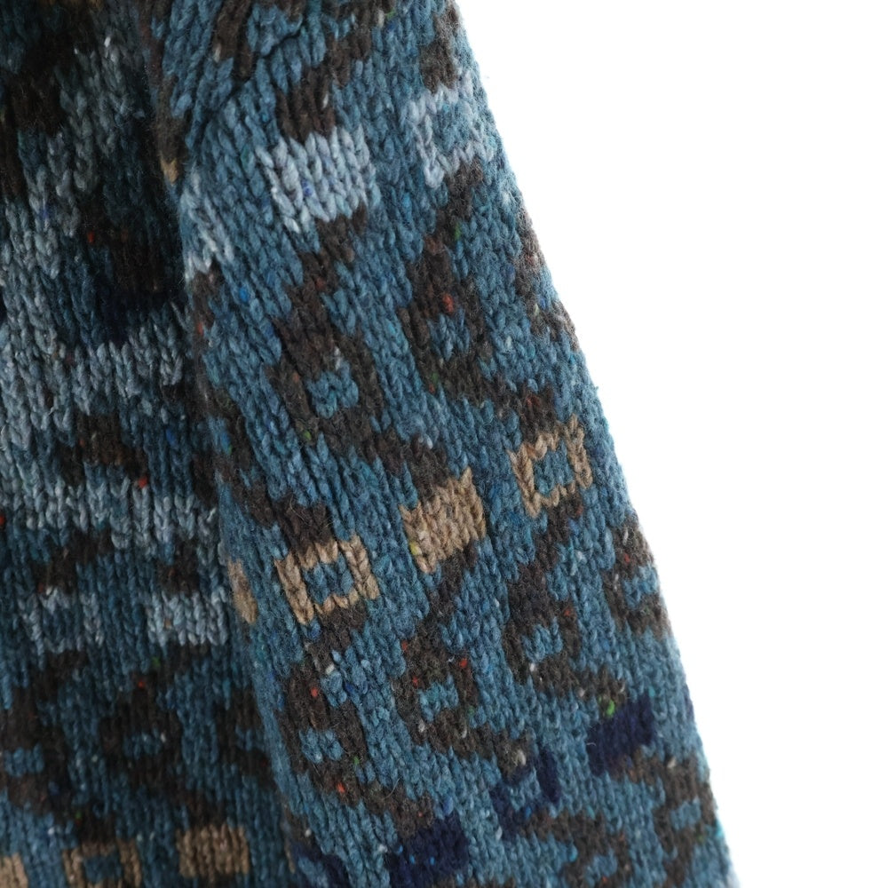 LOEWE(ロエベ) ジオメトリック H526Y14KMV クルーネックセーター ブルー