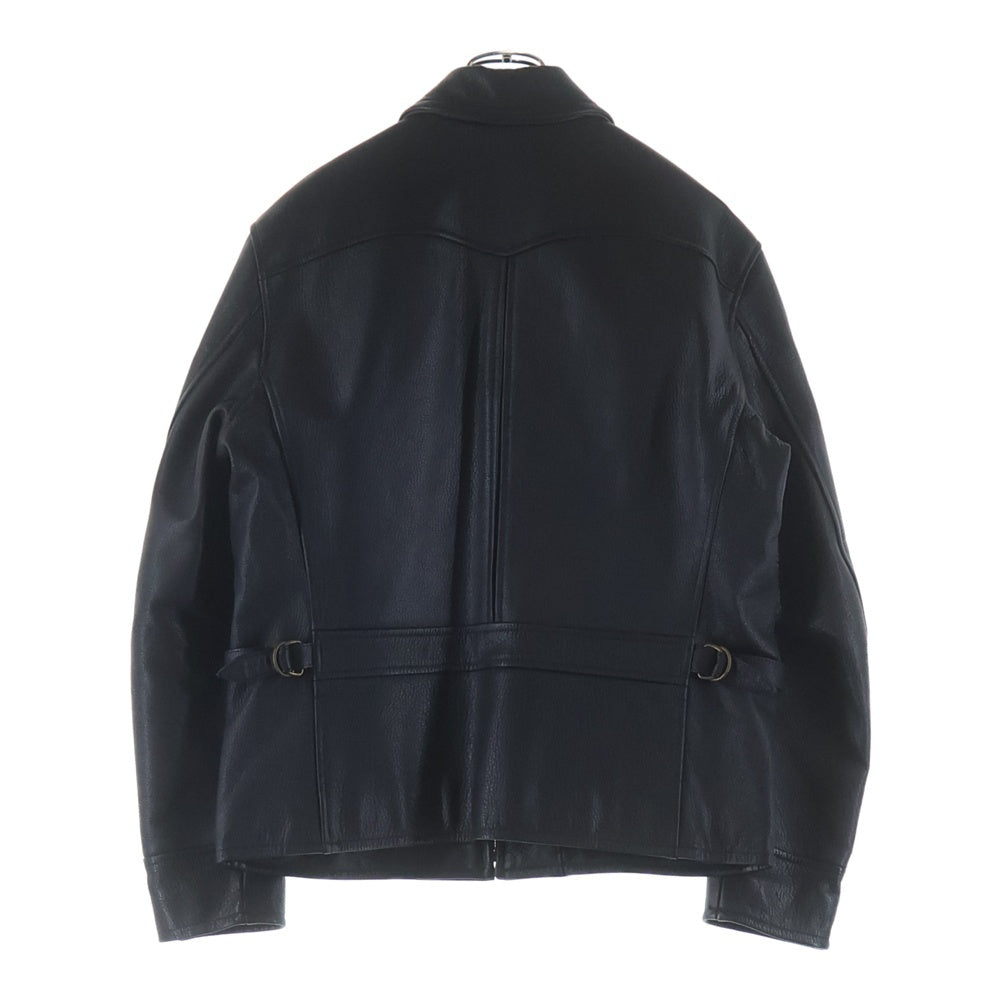 RATS(ラッツ) ジップアップ ラムレザー シングルライダースジャケット 14RJ-0904 ブラック