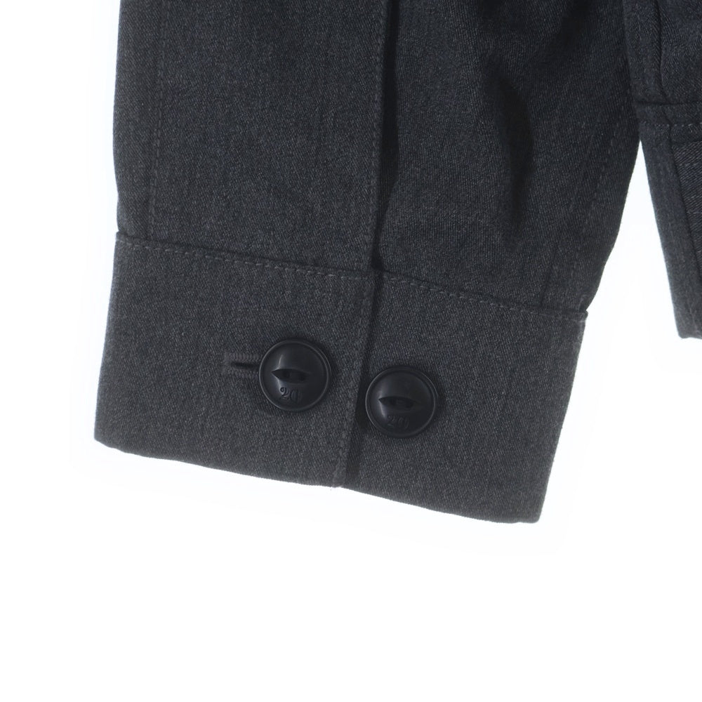 NEIGHBORHOOD(ネイバーフッド) 11SS FIXX.47 ER-JKT 背面刺繍ジップアップ ジャケット 111BRNH-JKM01 グレー
