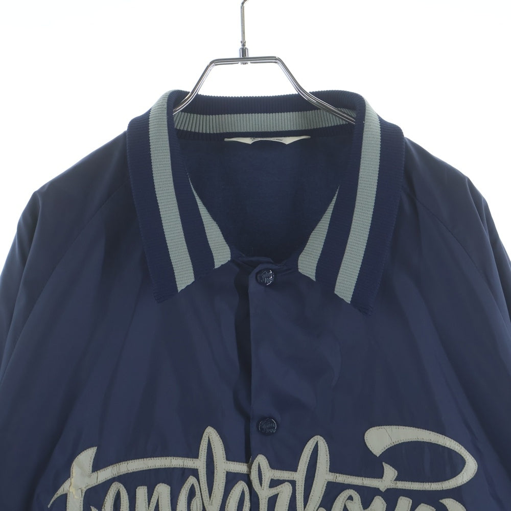 TENDERLOIN(テンダーロイン) T-NYLON RIB JKT ティナイロン リブバーシティ スタジアムジャケット ネイビー