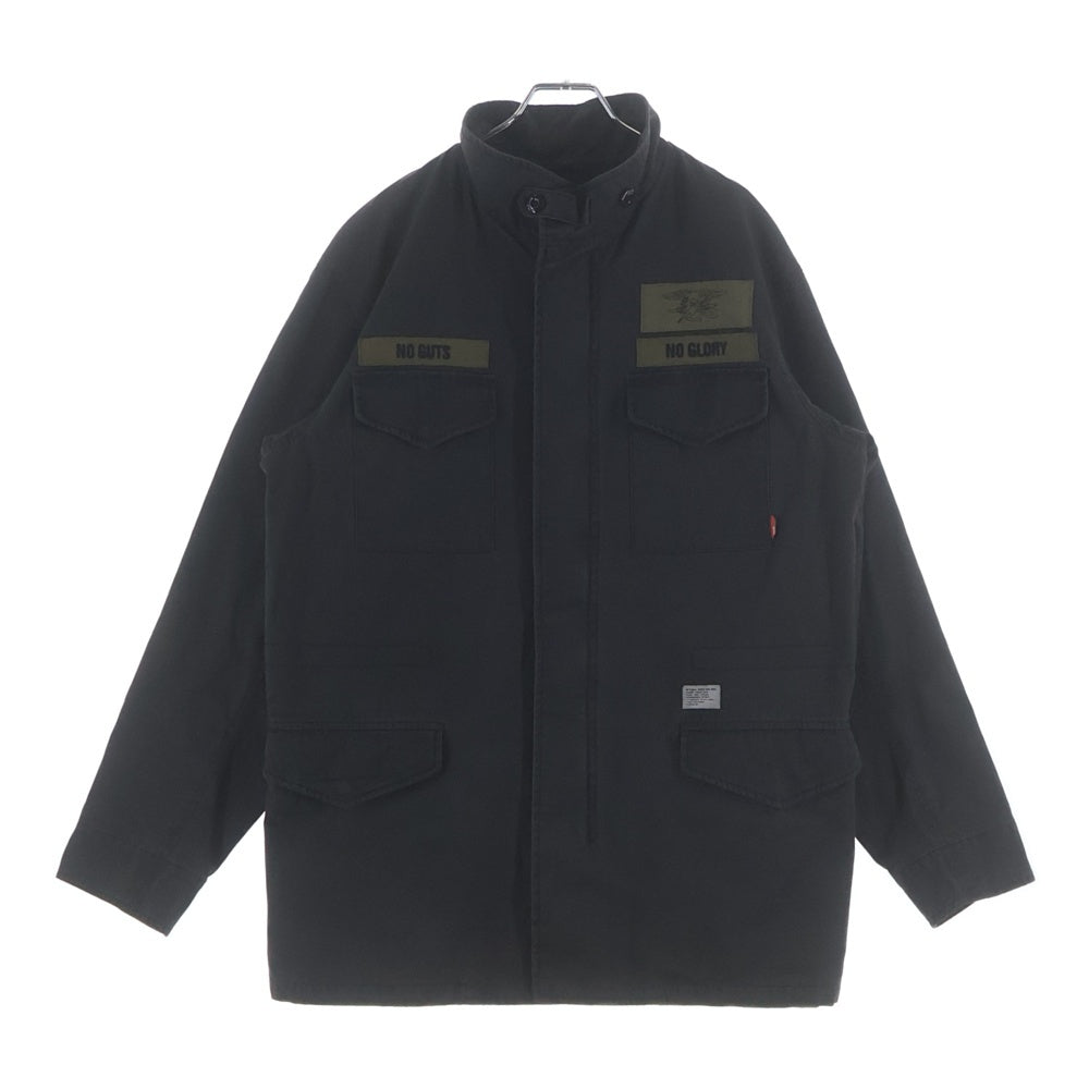 WTAPS(ダブルタップス) M-65 too late to die ジップアップ ミリタリージャケット ブラック