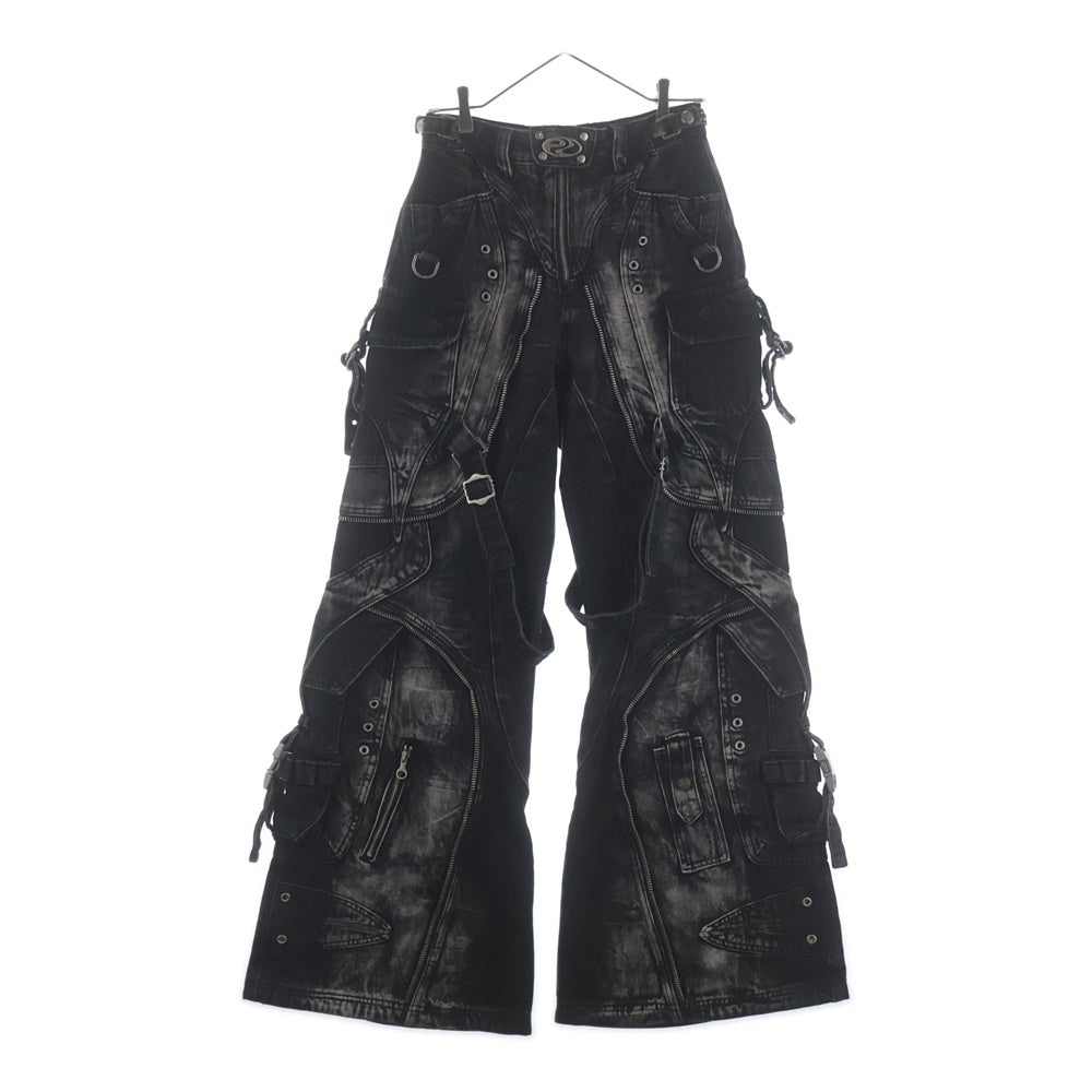 Personsoul(パーソンソール) Strap Tactical Wid denim ストラップ タクティカル ワイドデニム ブラック