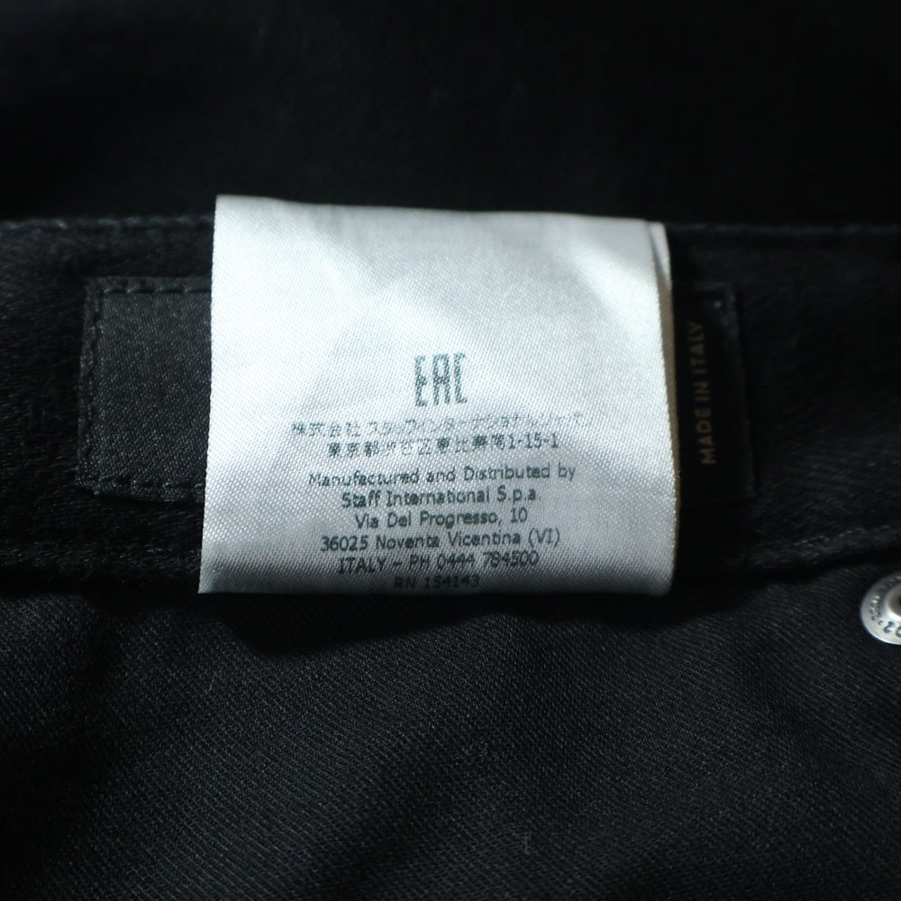 DSQUARED2(ディースクエアード) SKATER JEANS バックロゴプリント ストレートデニムパンツ S74LB1199