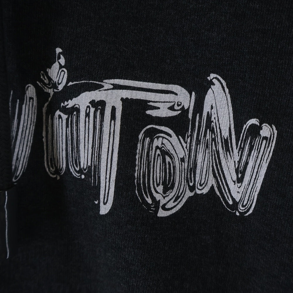 LOUIS VUITTON(ルイヴィトン) 24SS ロゴプリント プルオーバーパーカー グレー RM241MQ UYR HQY47W