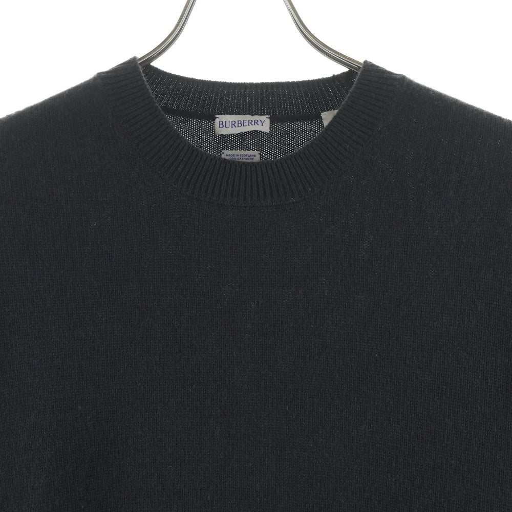 BURBERRY(バーバリー) カシミア フロントロゴ クルーネックニットセーター 8081131 ダークグリーン