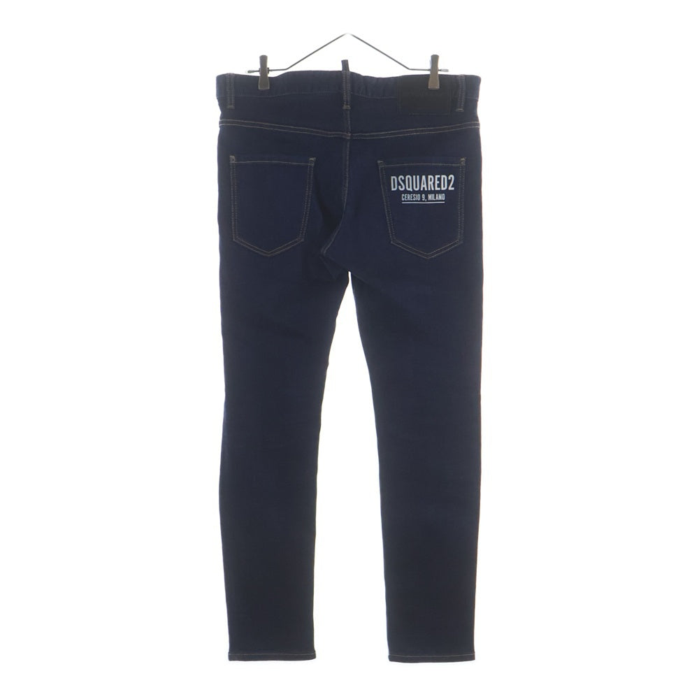 DSQUARED2(ディースクエアード) 22AWSkater Jeanスケーター スリム テーパード デニムパンツ S74LB1198