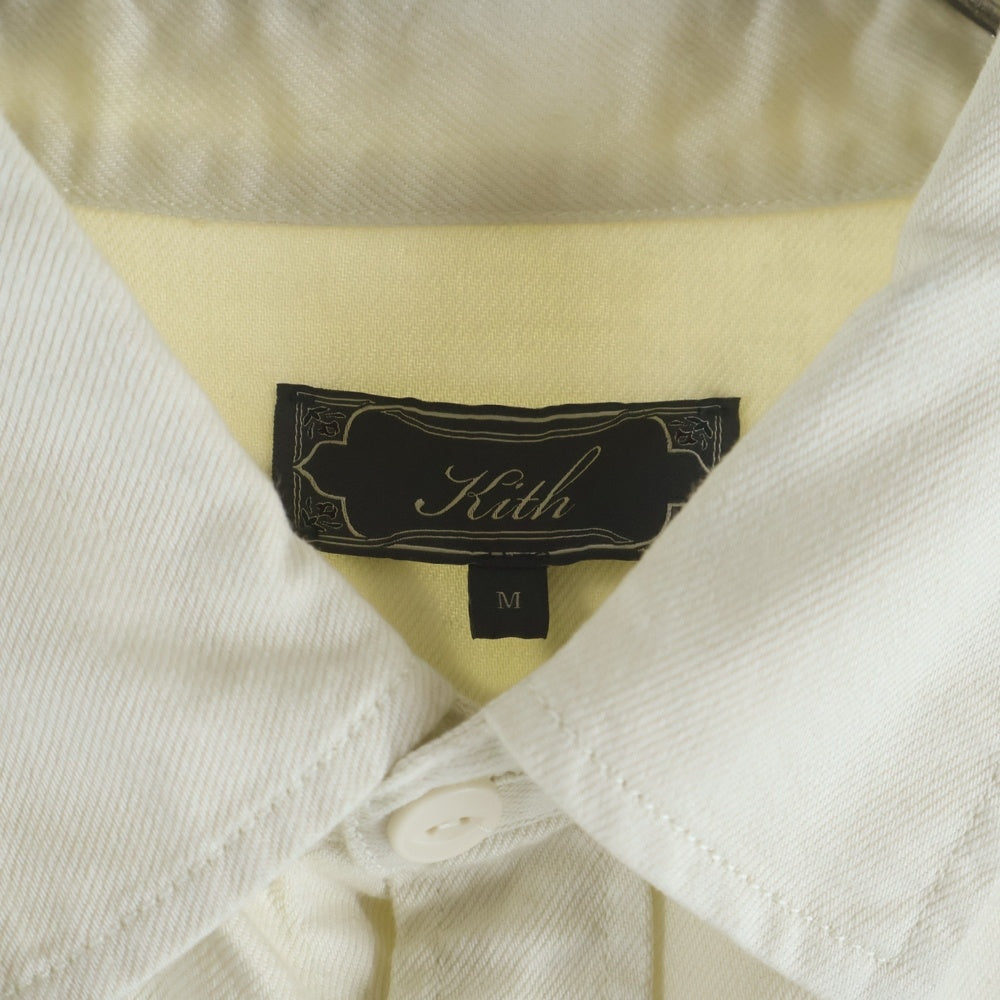 KITH(キス) Artisanal NY Graphic Apollo Shirt アーティザナル ニューヨーク グラフィック アポロ シャツ KHM033250-104 ホワイト