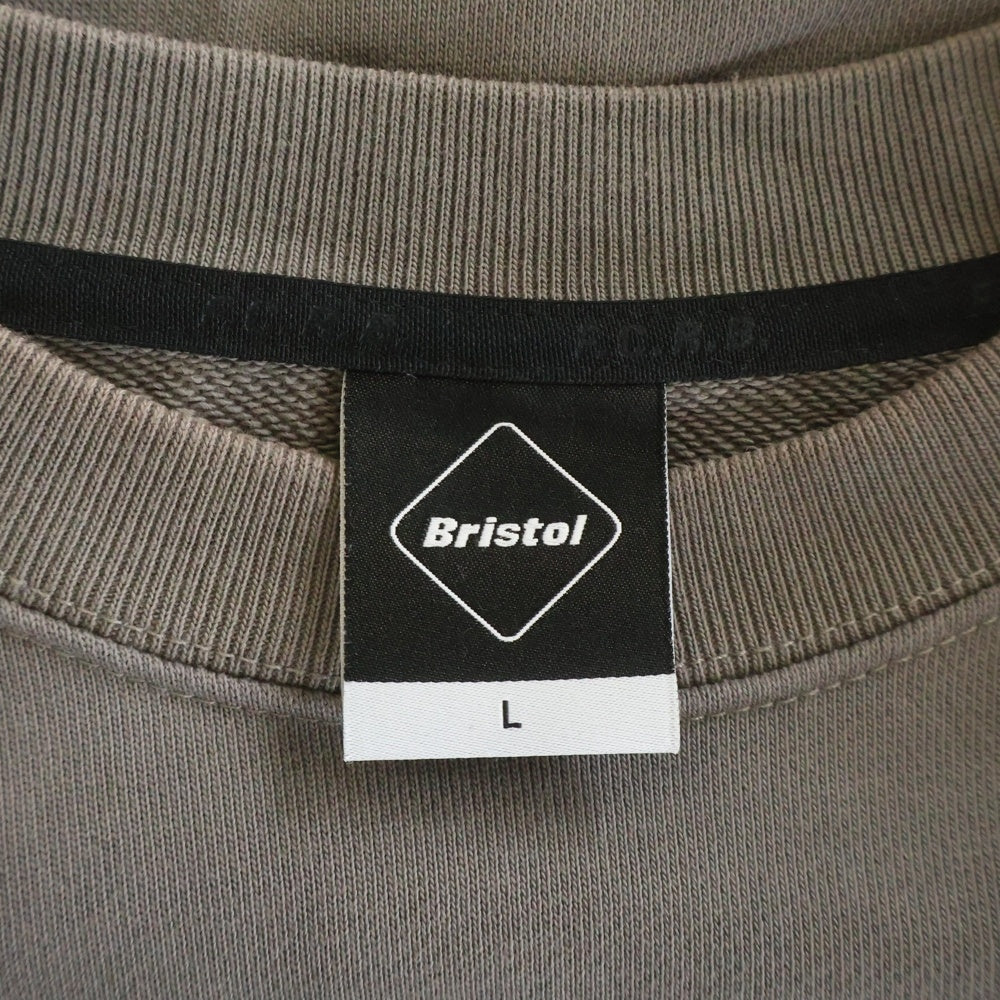 F.C.R.B./F.C.Real Bristol/FCRB(エフシーアールビー/エフシーレアルブリストル) V.I.P CREWNECK SWEAT ワンポイントロゴ スウェット トレーナー FCRB-260081 チャコールグレー
