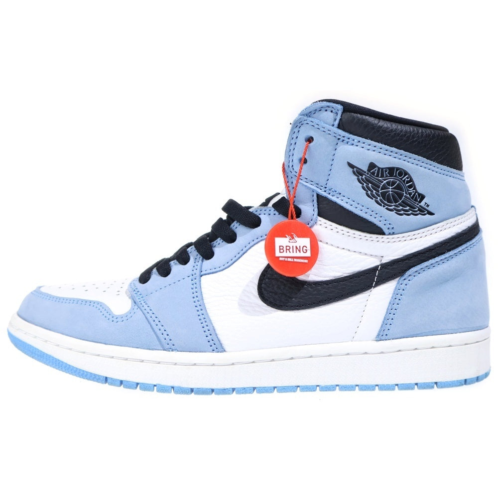 NIKE(ナイキ) AIR JORDAN 1 RETRO HIGH OG UNIVERCITY BLUE エアジョーダン1 ハイ ユニバーシティーブルー ハイカットスニーカー 555088-134 ブルー/ホワイト US10/28cm