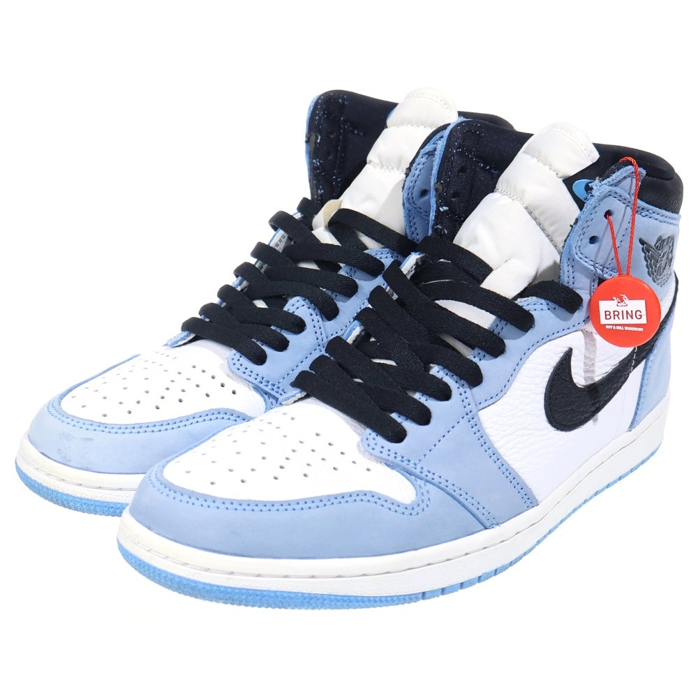 NIKE(ナイキ) AIR JORDAN 1 RETRO HIGH OG UNIVERCITY BLUE エアジョーダン1 ハイ ユニバーシティーブルー ハイカットスニーカー 555088-134 ブルー/ホワイト US10/28cm