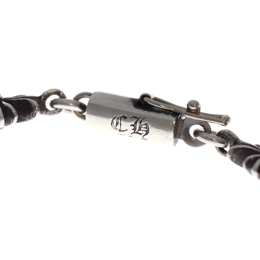 CHROME HEARTS(クロムハーツ) TNY E CH PLS タイニーE CHプラスブレスレット シルバー 13LINK BCA187