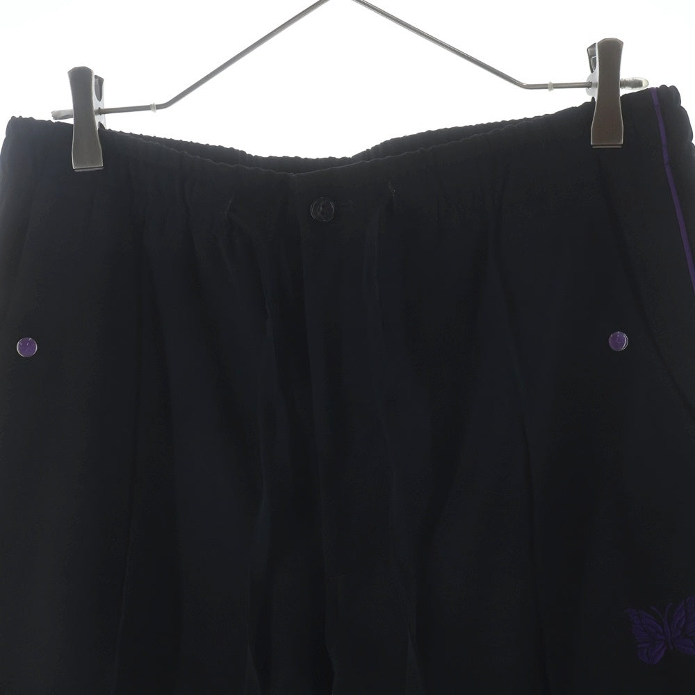 Needles(ニードルス) Piping Cowboy Pant パイピング カウボーイ トラックパンツ LQ163 ブラック/パープル