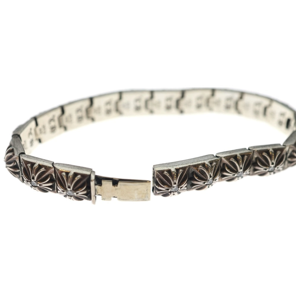 クロムハーツ　ピラミッド　ブレスレット CHROME HEARTS(クロムハーツ) PYRAMID PLS LNK P DMND 3/8ピラミッド