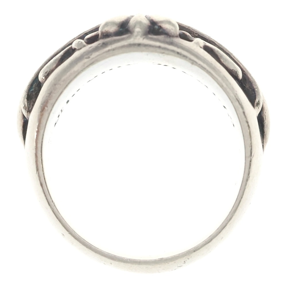 CHROME HEARTS(クロムハーツ) FLRL CRS P/DIA フローラルクロスリング PAVEダイヤ シルバー