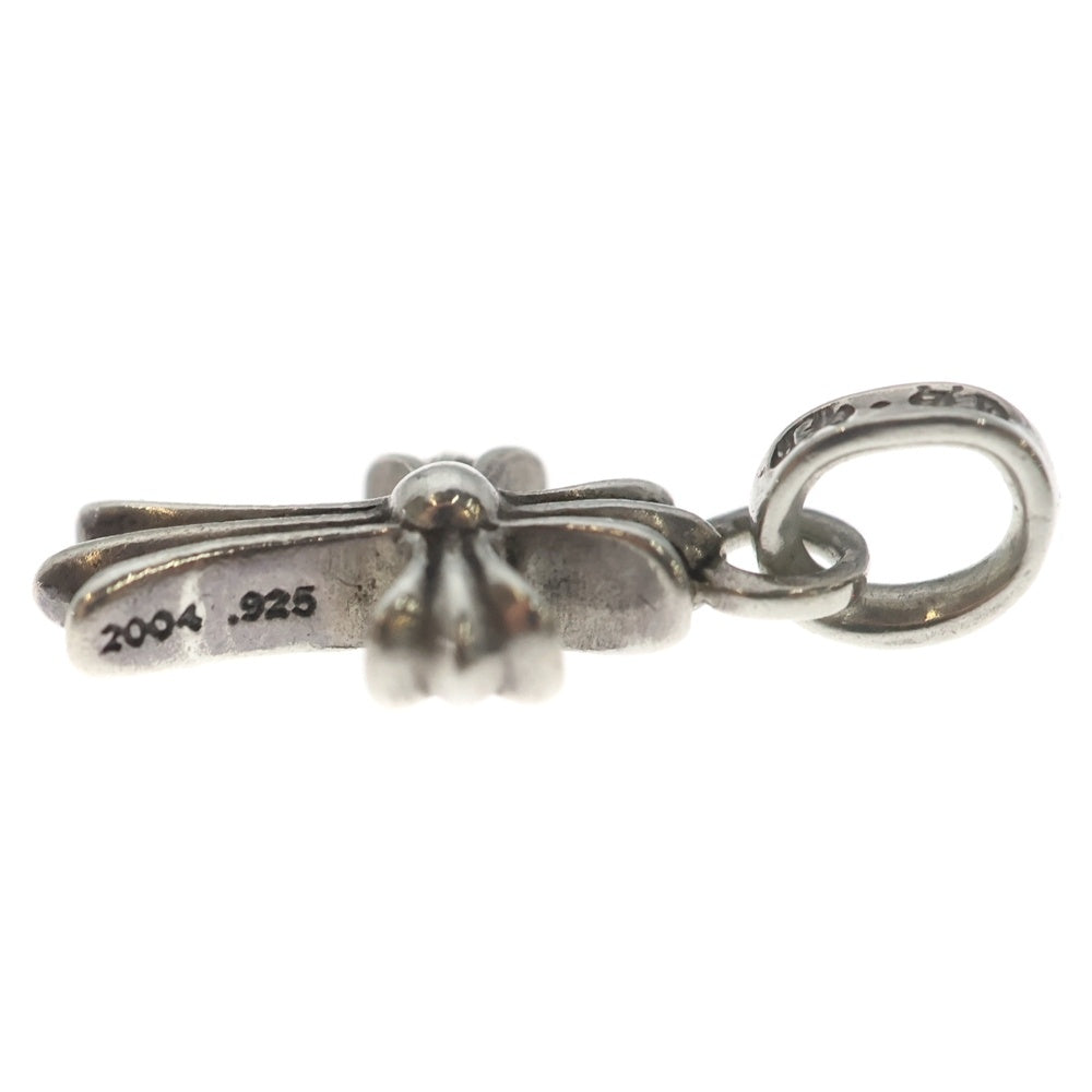 CHROME HEARTS(クロムハーツ) CRS BBYFAT P SAP ベイビーファットクロス PAVEサファイア ペンダントトップ シルバー BCA236