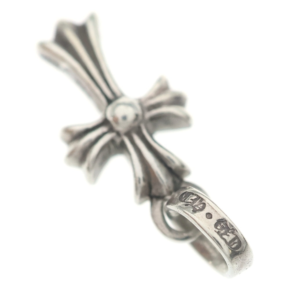 CHROME HEARTS(クロムハーツ) CRS BBYFAT P SAP ベイビーファットクロス PAVEサファイア ペンダントトップ シルバー BCA236