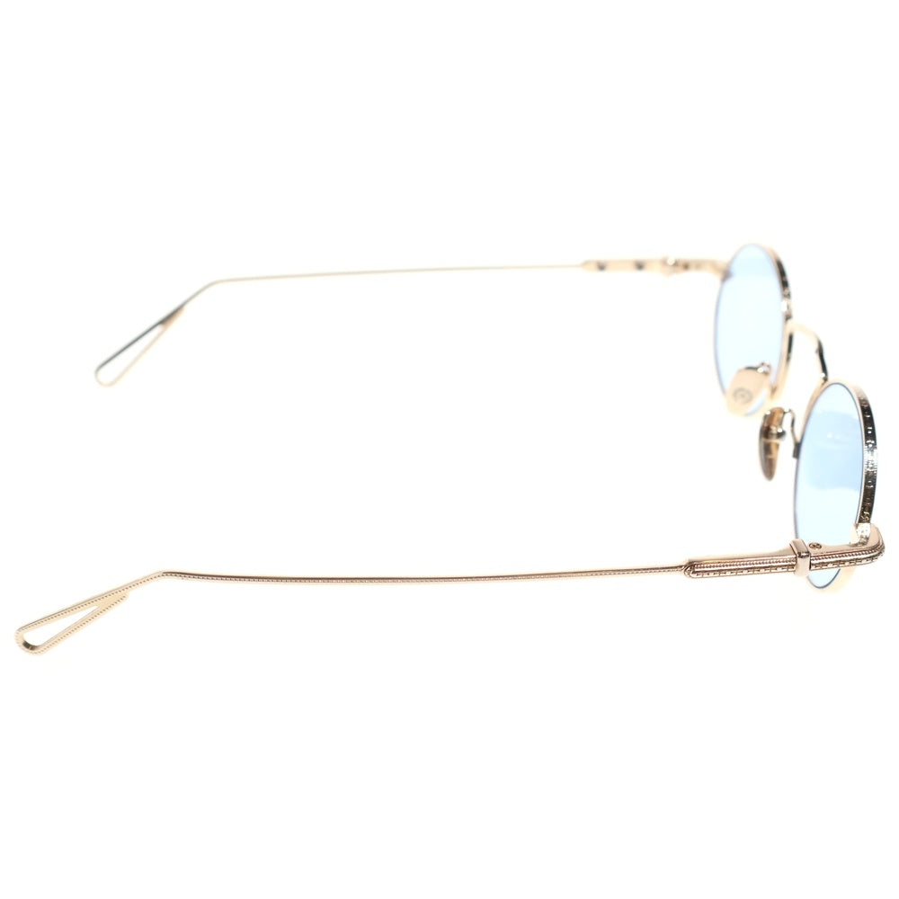 CHROME HEARTS(クロムハーツ) CLAPPER オーバルフレーム サングラス 眼鏡 ゴールド レディース