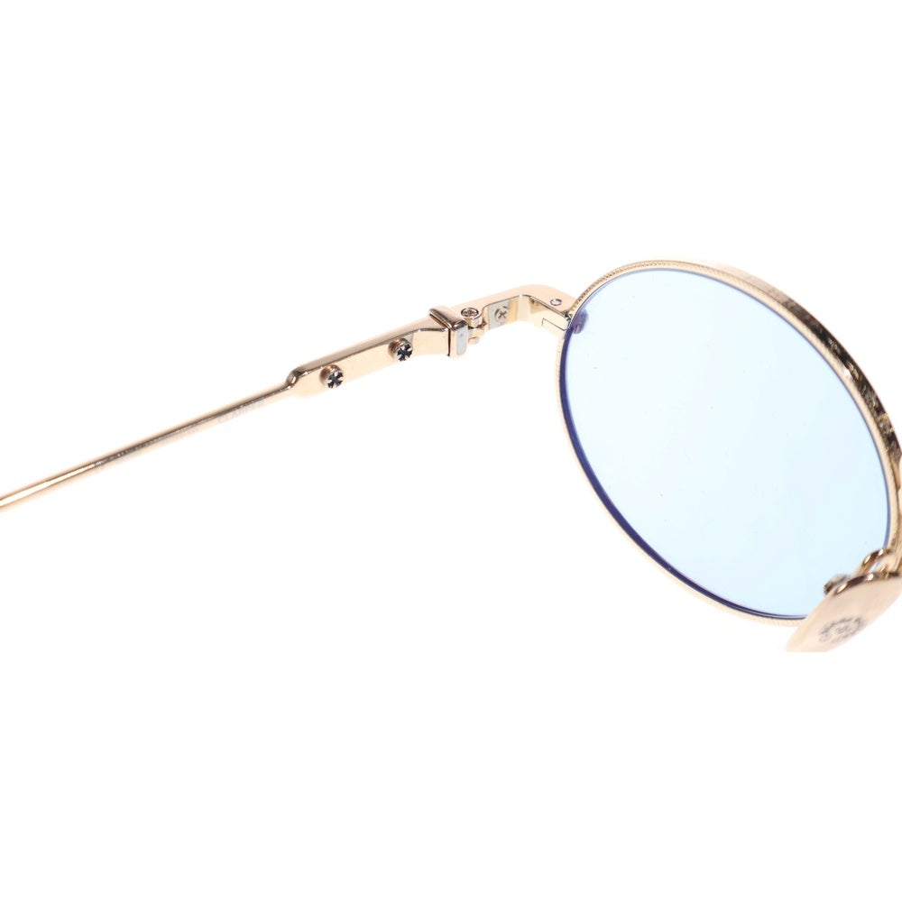 CHROME HEARTS(クロムハーツ) CLAPPER オーバルフレーム サングラス 眼鏡 ゴールド レディース