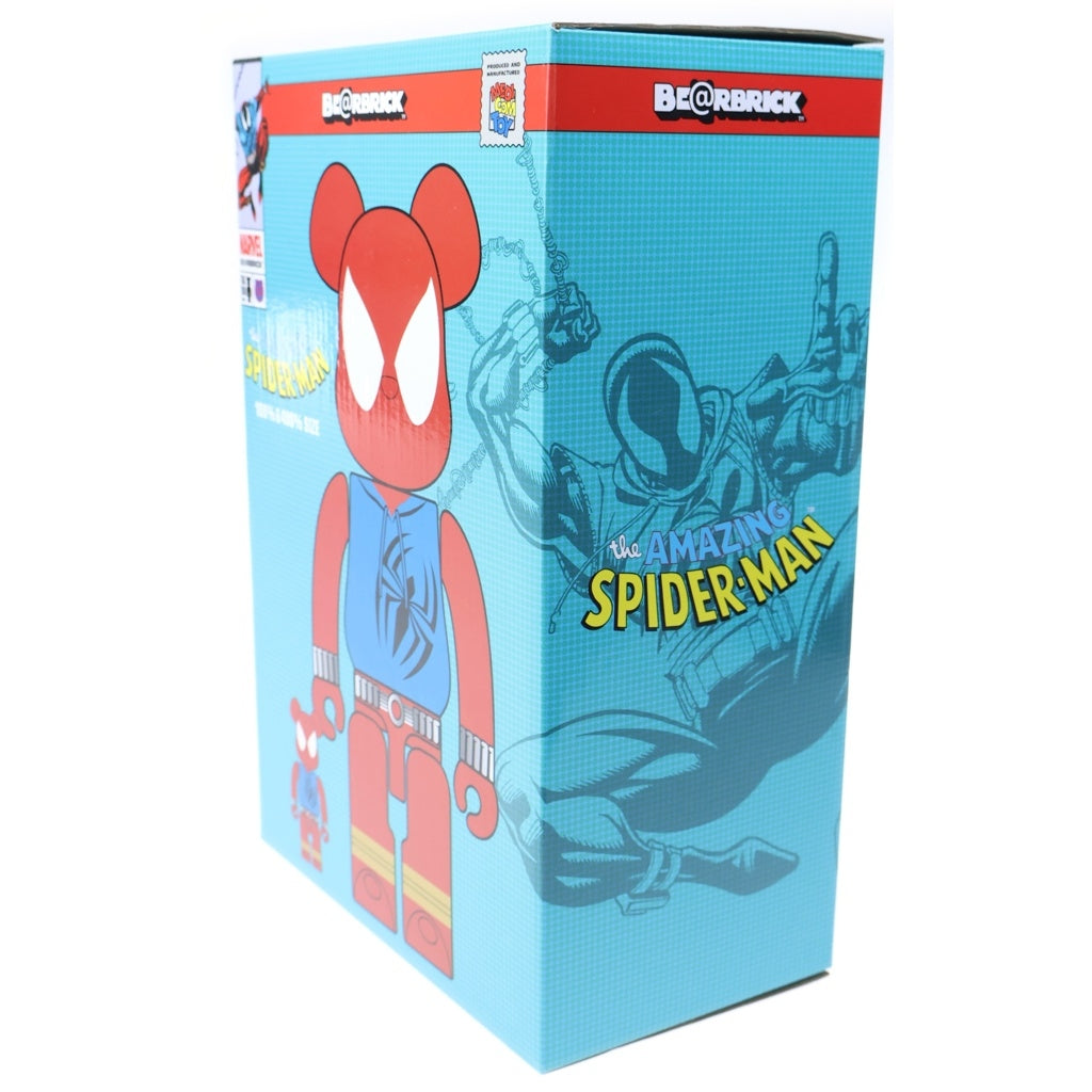MEDICOM TOY(メディコムトイ) BE@RBRICK SCARLET SPIDER ベアブリック スカーレット スパイダー 100% & 400% レッドブルー