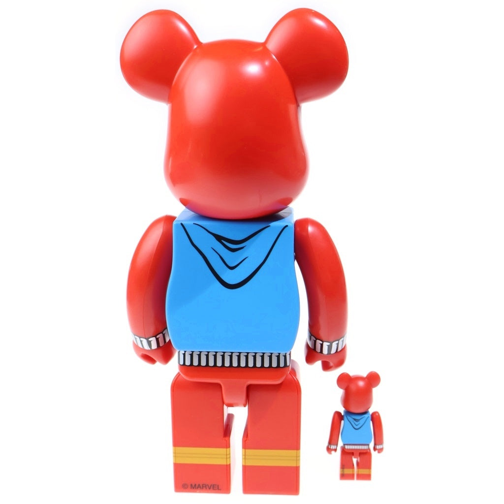 MEDICOM TOY(メディコムトイ) BE@RBRICK SCARLET SPIDER ベアブリック スカーレット スパイダー 100% & 400% レッドブルー