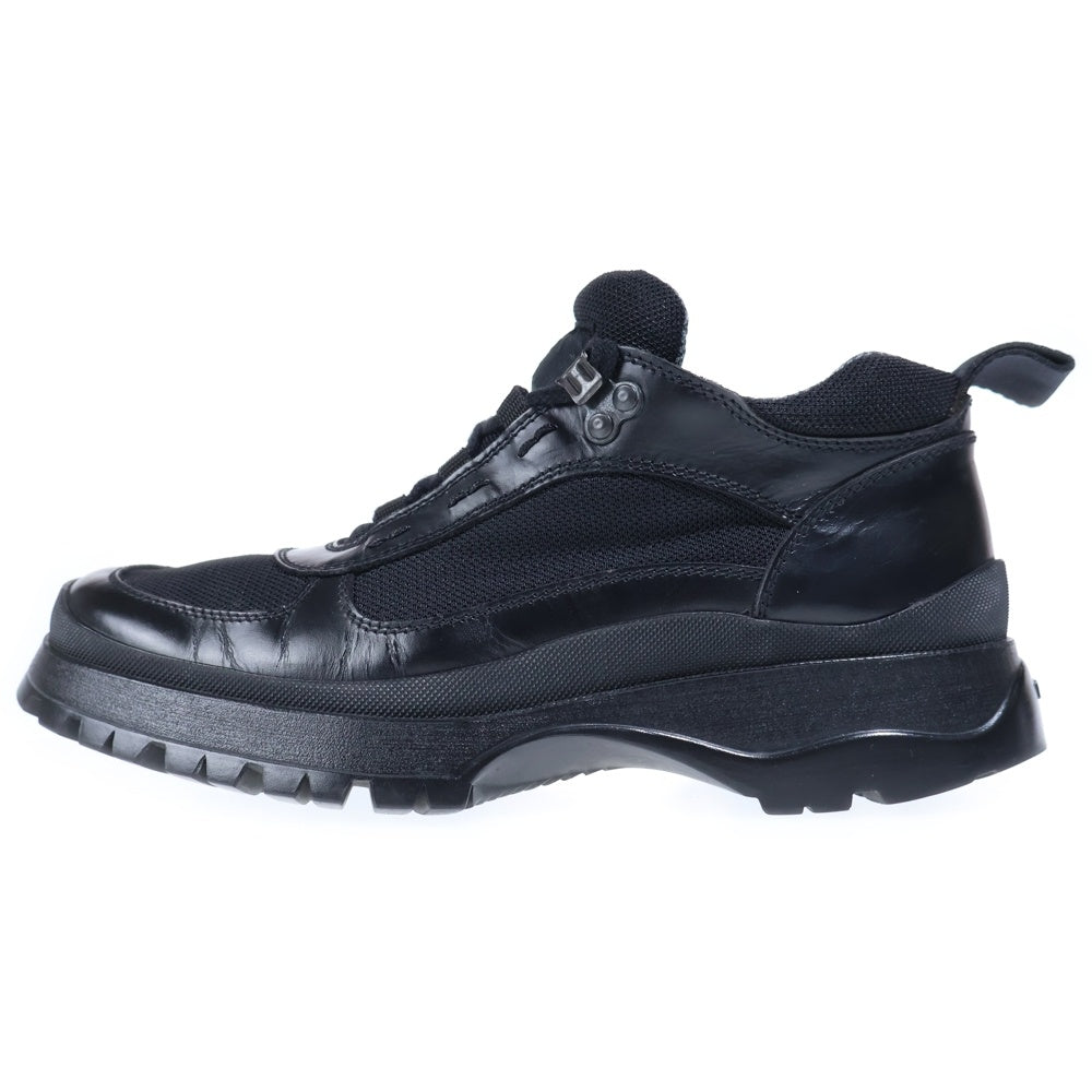 PRADA(プラダ) トレッキングシューズ ビブラムソール レザー切替 903 ローカットスニーカー ブラック