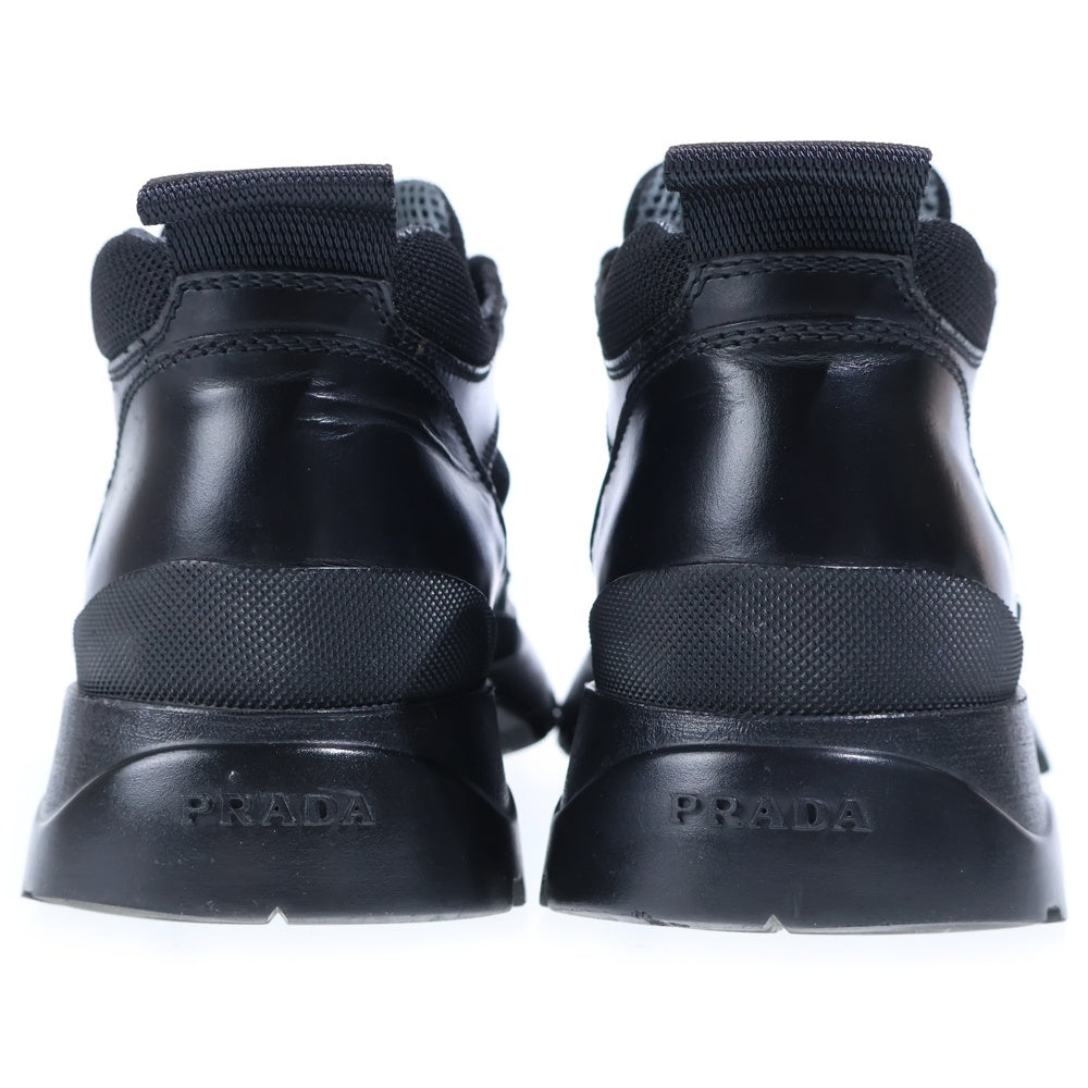 PRADA(プラダ) トレッキングシューズ ビブラムソール レザー切替 903 ローカットスニーカー ブラック