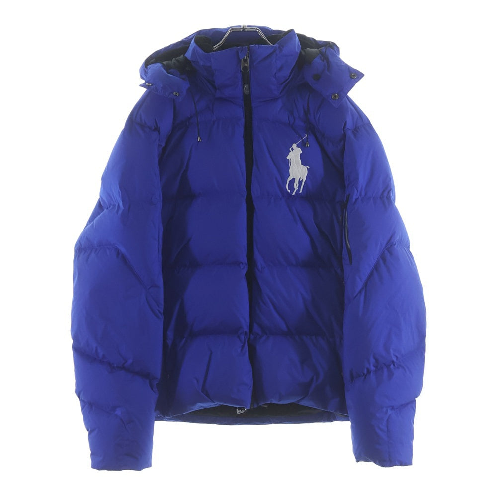 POLO RALPH LAUREN(ポロラルフローレン) Big Pony ビックポニーフーデッド ジップアップ ダウンジャケット 710585152003 ブルー
