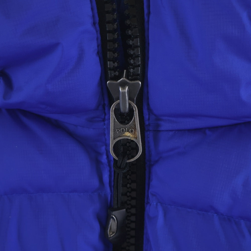 POLO RALPH LAUREN(ポロラルフローレン) Big Pony ビックポニーフーデッド ジップアップ ダウンジャケット 710585152003 ブルー