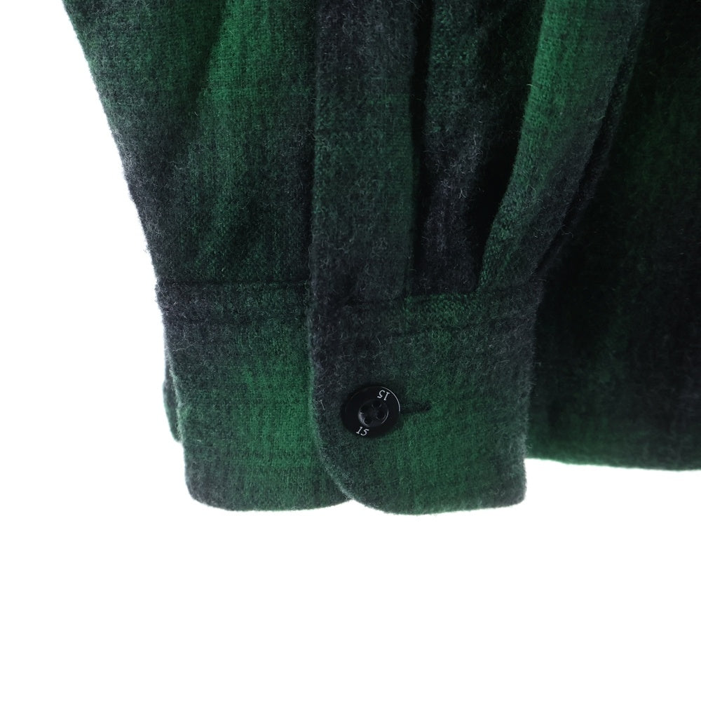 NEIGHBORHOOD(ネイバーフッド) 24AW CPO SHIRT LS OMBRE キルティングライニング 242TSNH-SHM06 シャツジャケット グリーン
