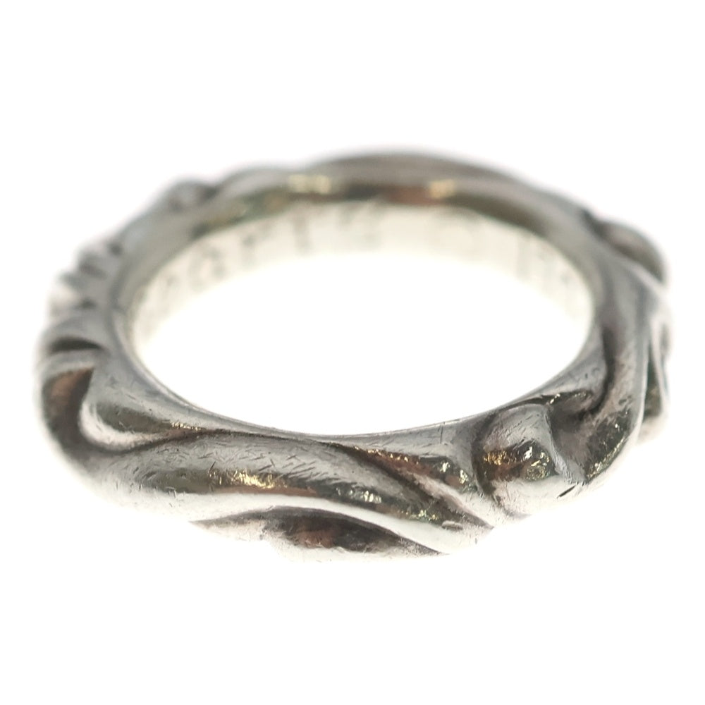 CHROME HEARTS(クロムハーツ) SCRL BAND スクロールバンド リング シルバー BCA351