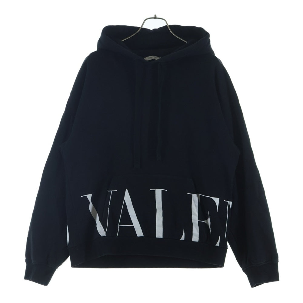 VALENTINO(ヴァレンティノ) 20AW フロントロゴプリント フーディープルオーバーパーカー UV3MF15N6M1 ブラック