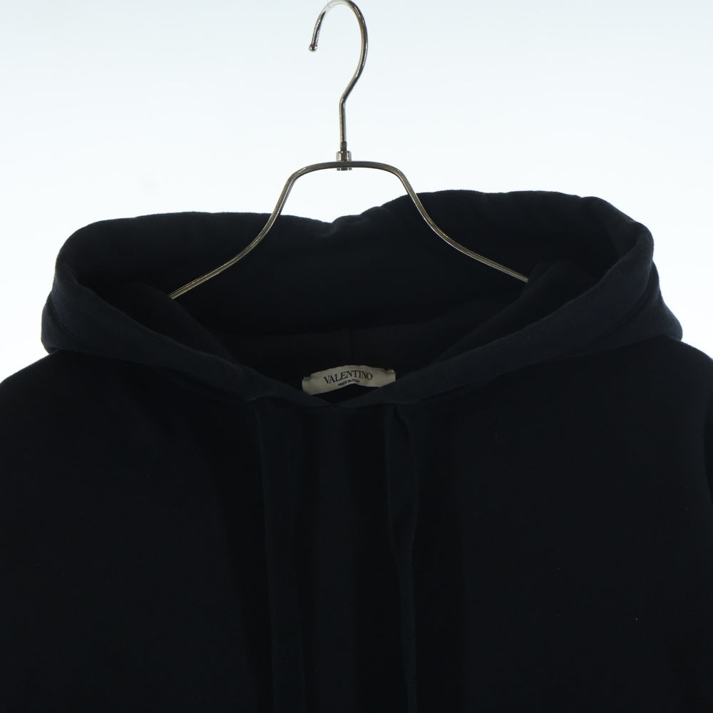 VALENTINO(ヴァレンティノ) 20AW フロントロゴプリント フーディープルオーバーパーカー UV3MF15N6M1 ブラック