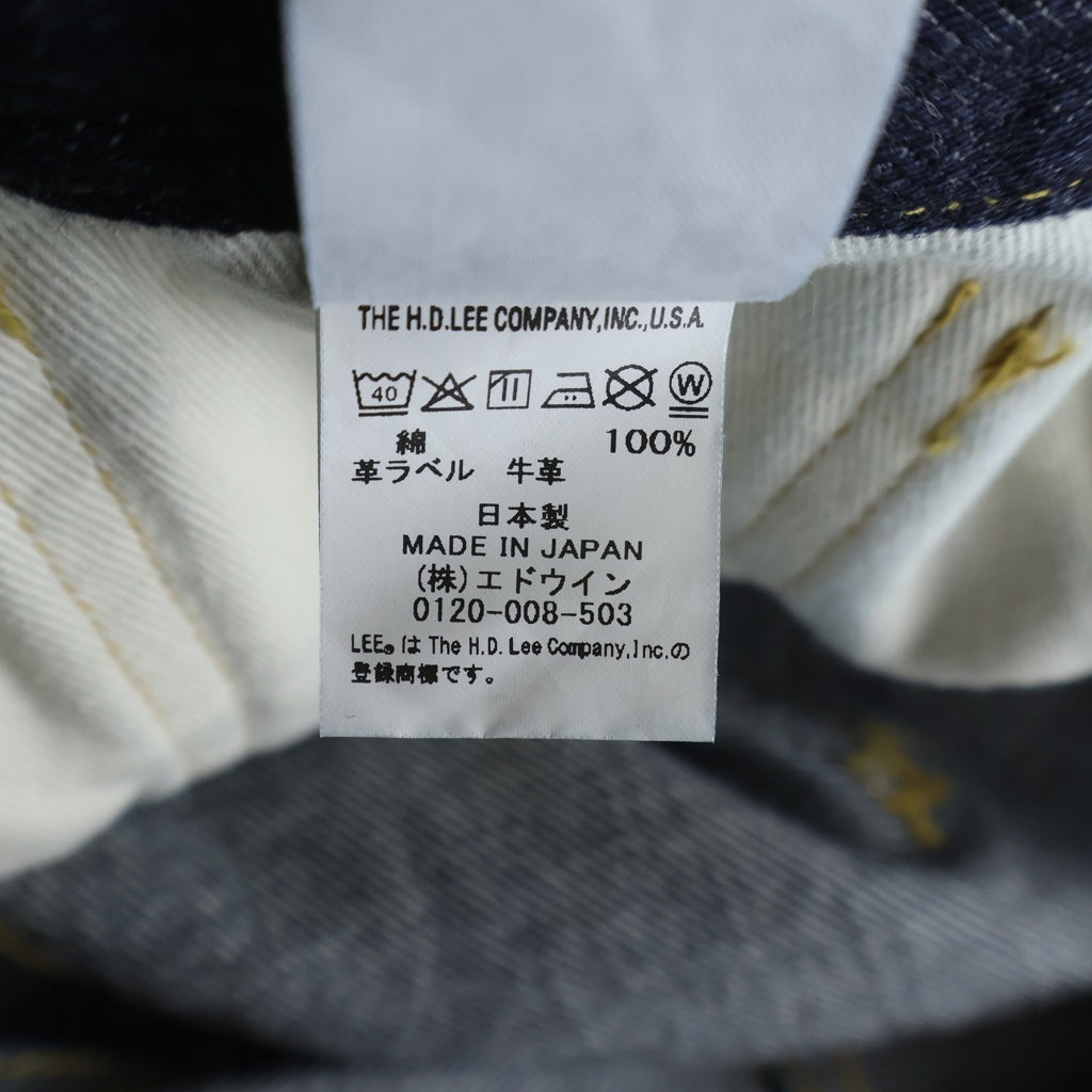 LEE(リー) × SCYE COWBOY PANTS カウボーイ ウォッシュ加工 デニムパンツ Gジャン LB0512 インディゴ