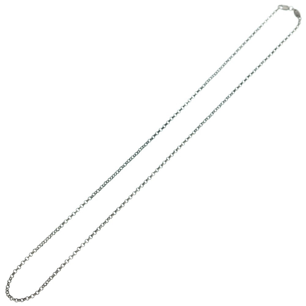 CHROME HEARTS(クロムハーツ) NECKCHAIN R20 ロールチェーンネックレス 20inch シルバー BCA084