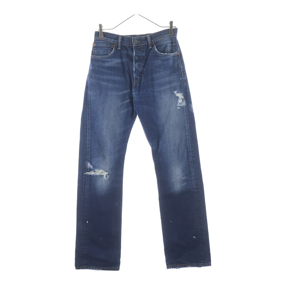 Levi's(リーバイス) 25SS RE/DONE 90S JEAN ダメージ加工 テーパードデニムパンツ 1137NJ インディゴ レディース