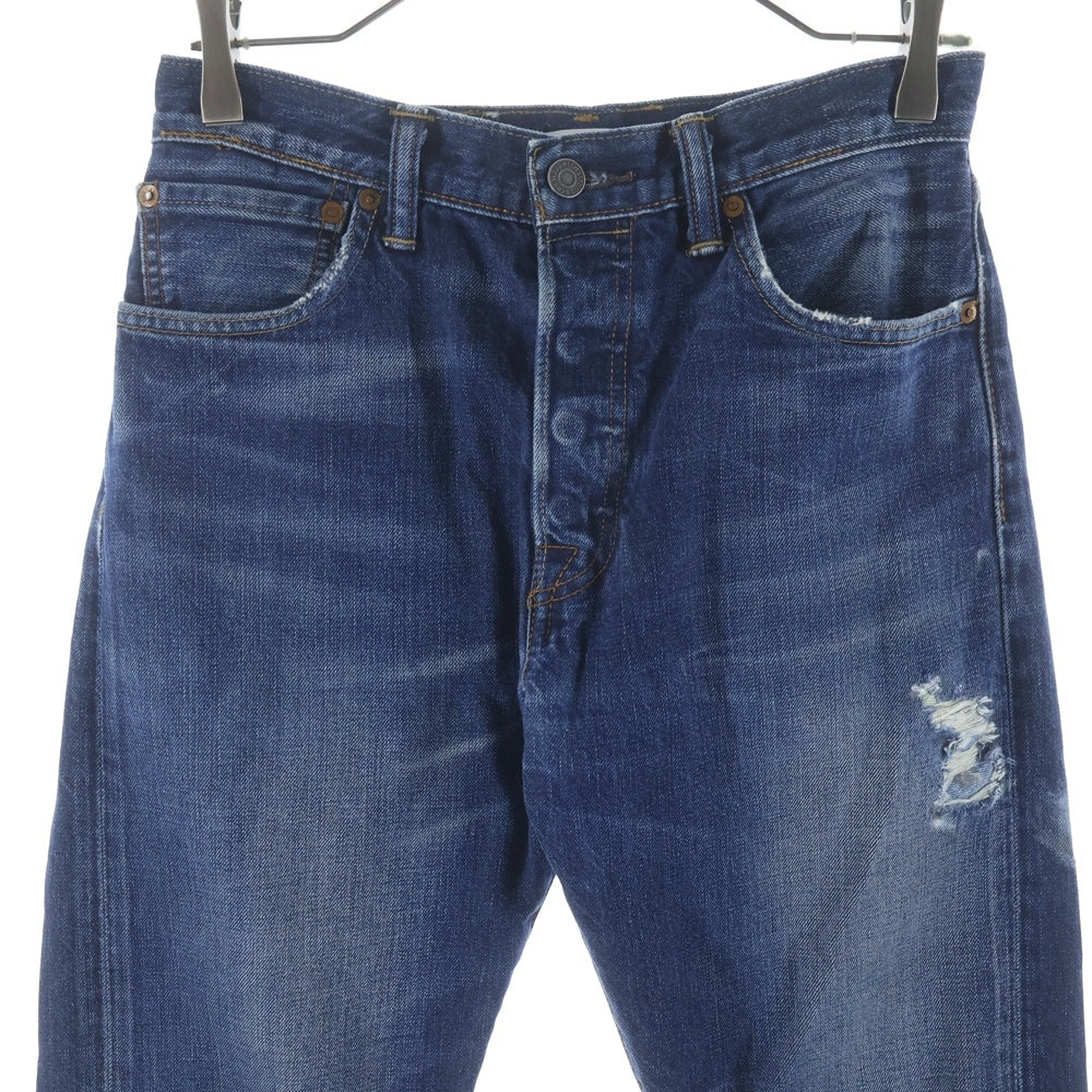 Levi's(リーバイス) 25SS RE/DONE 90S JEAN ダメージ加工 テーパードデニムパンツ 1137NJ インディゴ レディース