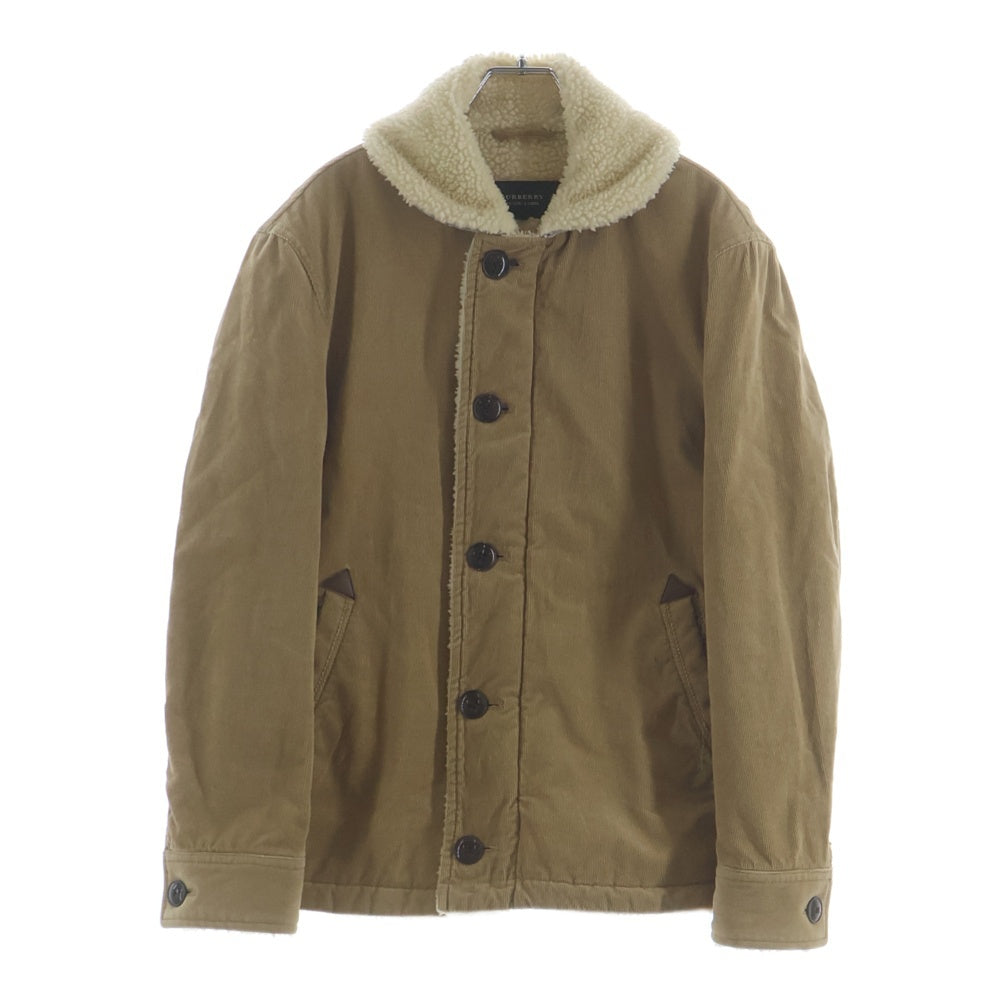 BURBERRY BLACK LABEL(バーバリー ブラックレーベル) コーデュロイ ボアジャケット D1F21-421-44 ベージュ