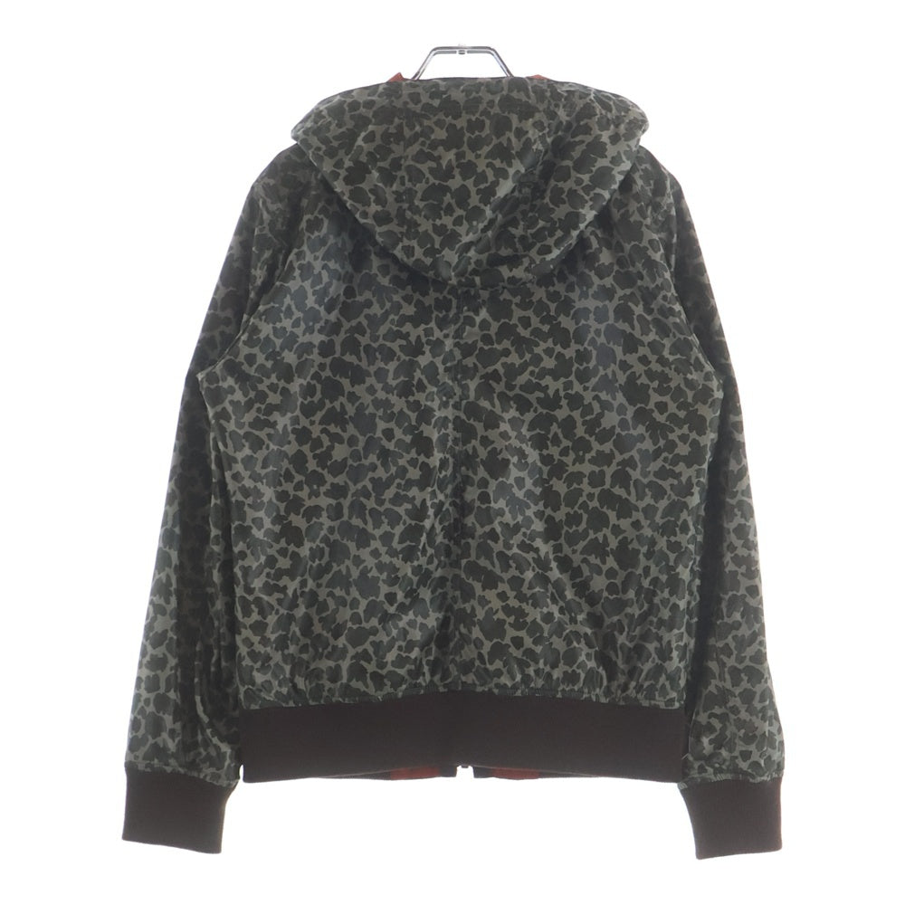 BURBERRY BLACK LABEL(バーバリー ブラックレーベル) リバーシブル ナイロンパーカー D1F12-511-76 カモ/オレンジ