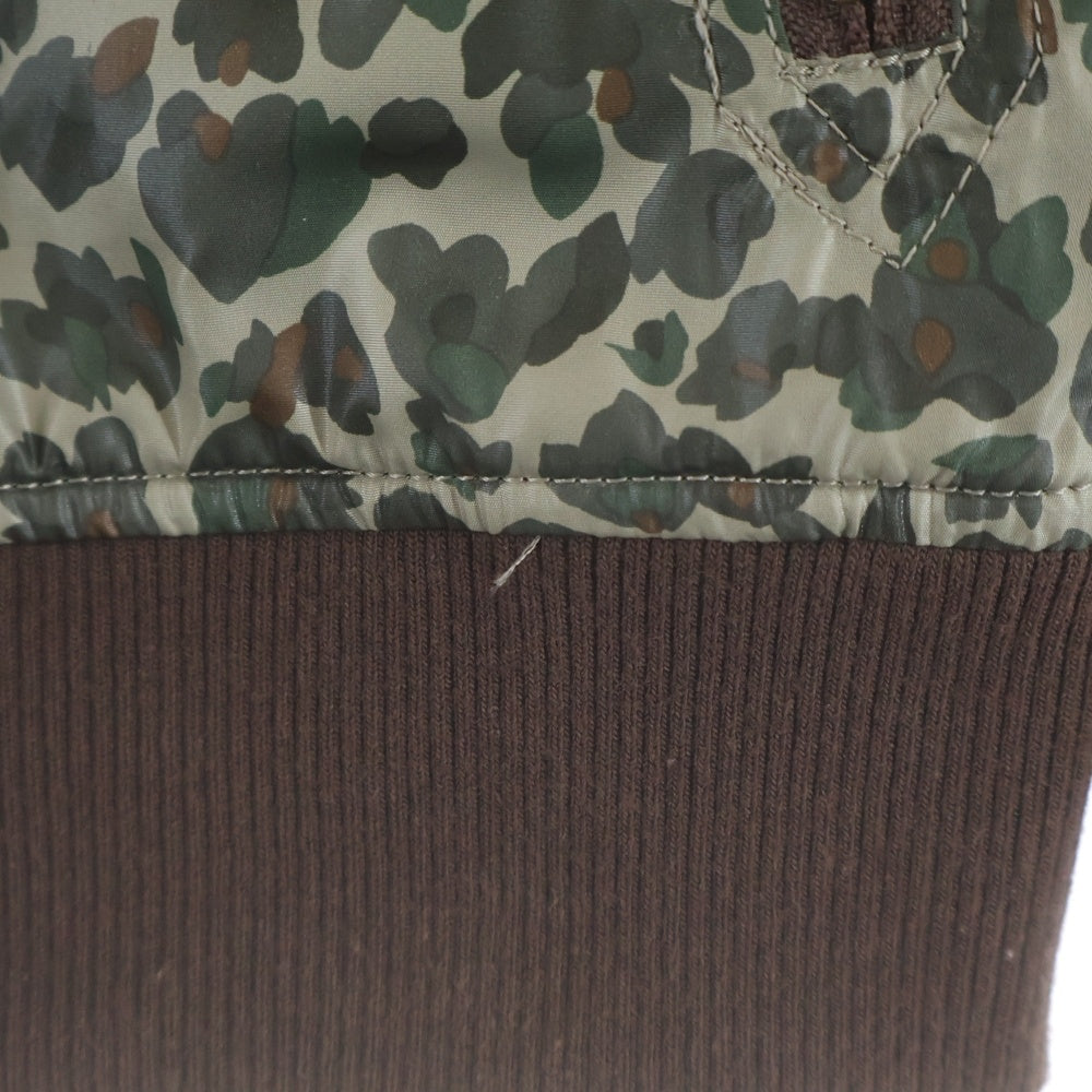 BURBERRY BLACK LABEL(バーバリー ブラックレーベル) リバーシブル ナイロンパーカー D1F12-511-76 カモ/オレンジ
