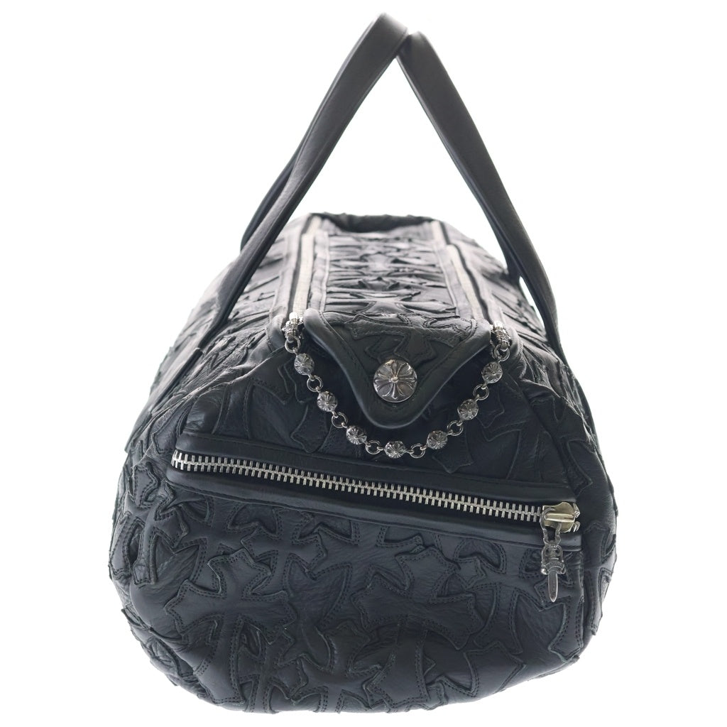 CHROME HEARTS(クロムハーツ) DUFFLE GYM CEME ダッフル ジムバッグ セメタリー ボストンバック ブラック
