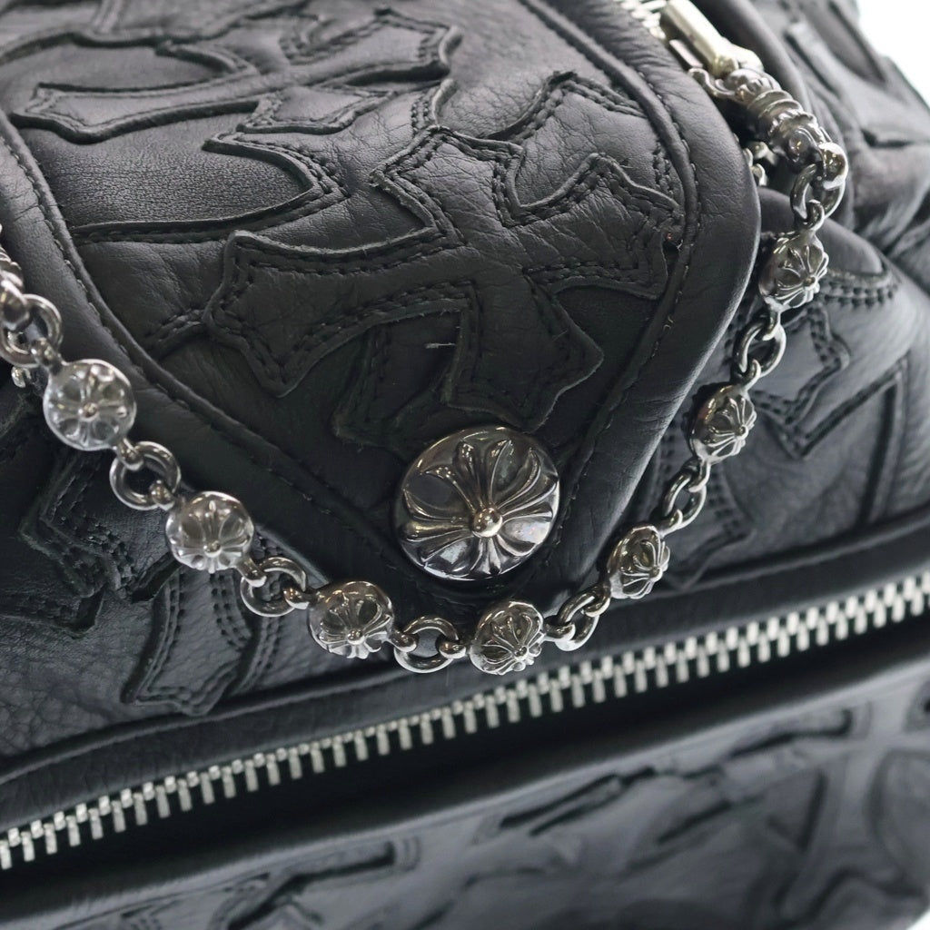 CHROME HEARTS(クロムハーツ) DUFFLE GYM CEME ダッフル ジムバッグ セメタリー ボストンバック ブラック