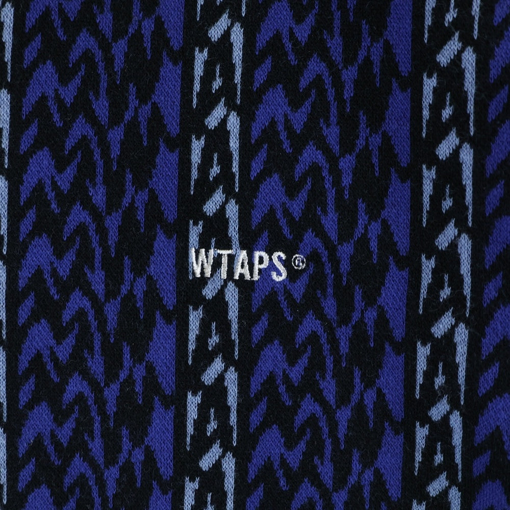 WTAPS(ダブルタップス) 24SS BDY 01/SS/COTTON.SIGN 241ATDT-CSM25 クルーネックTシャツ ブルー