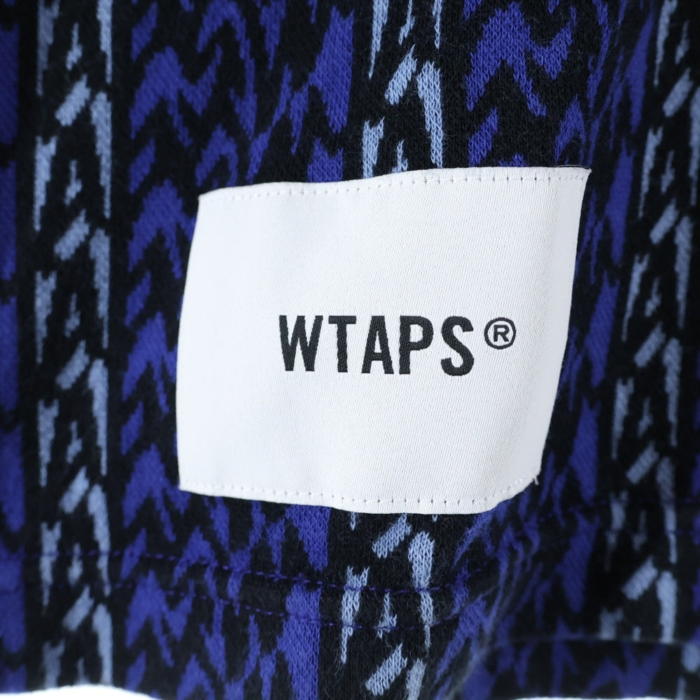WTAPS(ダブルタップス) 24SS BDY 01/SS/COTTON.SIGN 241ATDT-CSM25 クルーネックTシャツ ブルー