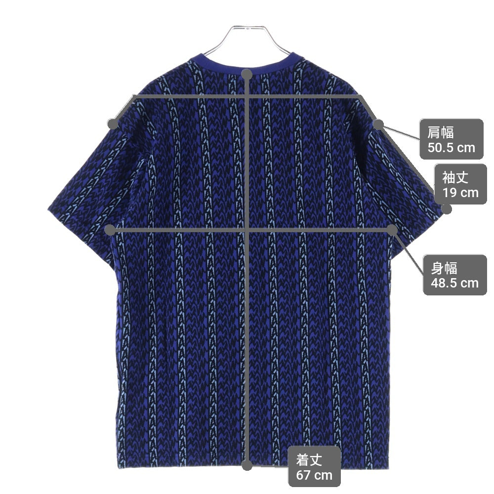 WTAPS(ダブルタップス) 24SS BDY 01/SS/COTTON.SIGN 241ATDT-CSM25 クルーネックTシャツ ブルー
