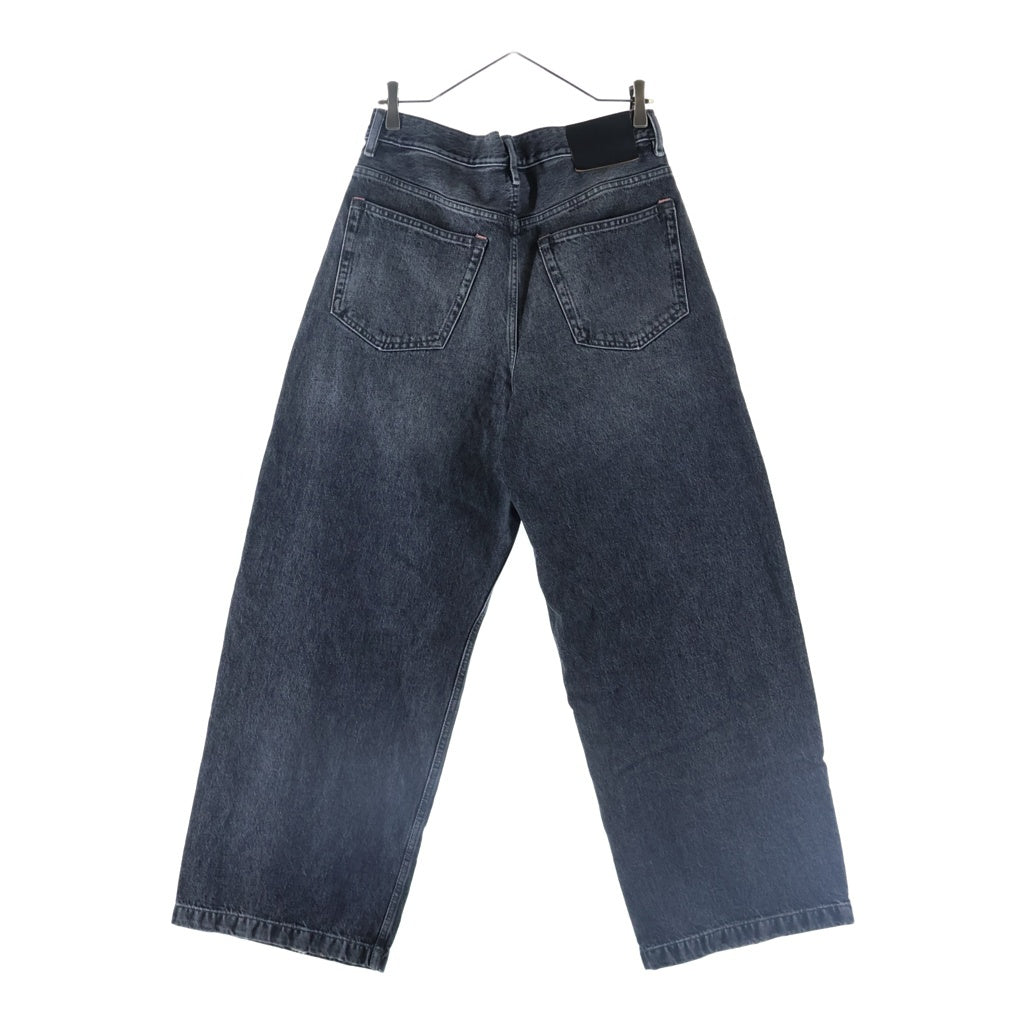 Acne Studios(アクネ ストゥディオズ) 1989 loose fit jeans ash Blcak B00322 ワイドデニム ブラック