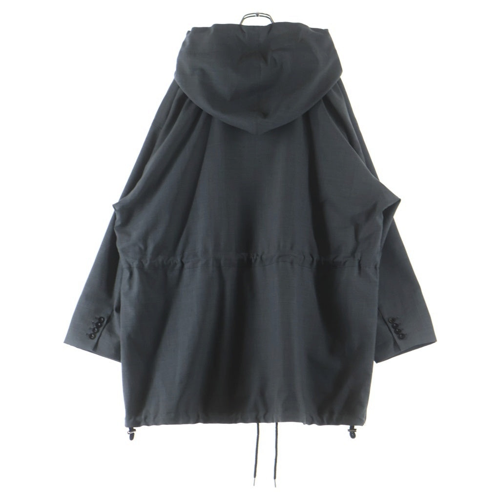 Sacai(サカイ) 22AW Suiting Anorak スーチングアノラック 22-02804M アノラックパーカー グレー