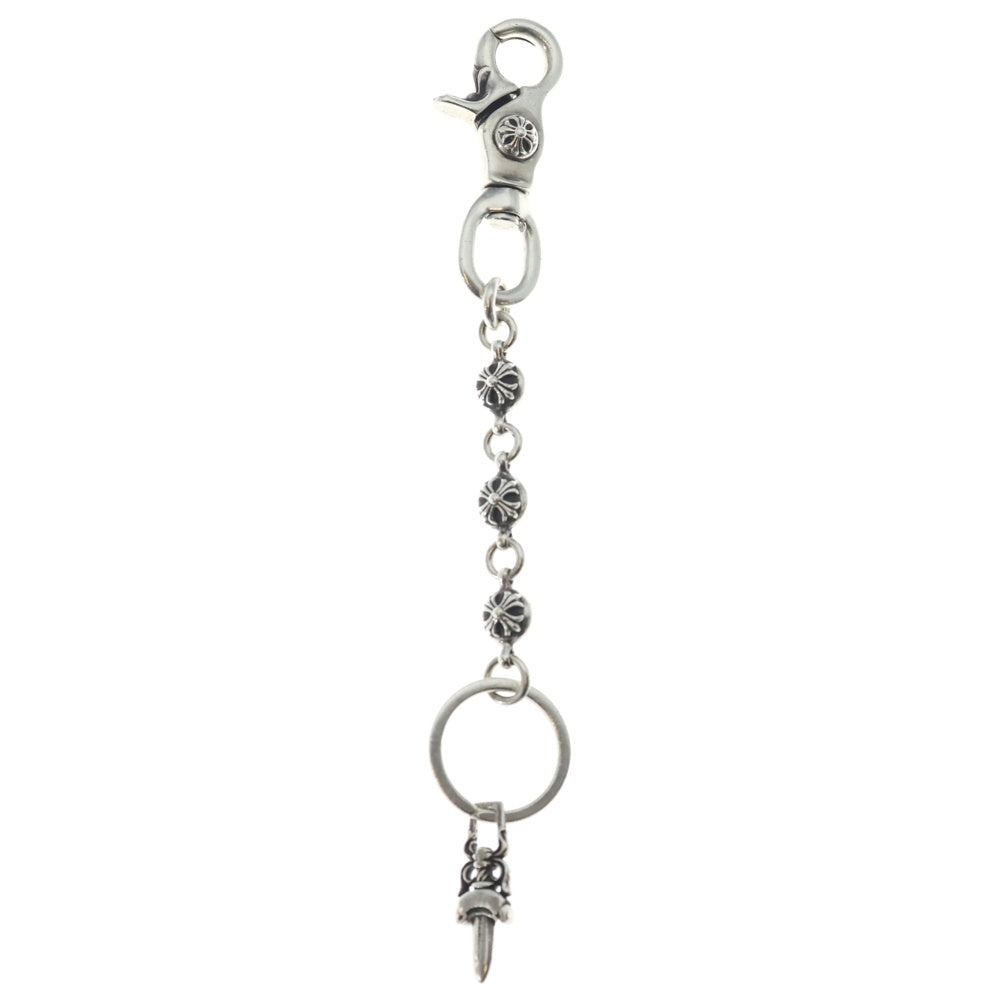 CHROME HEARTS(クロムハーツ) CLIP No2 BALL 3B クロスボール クリップ キーチェーン シルバー