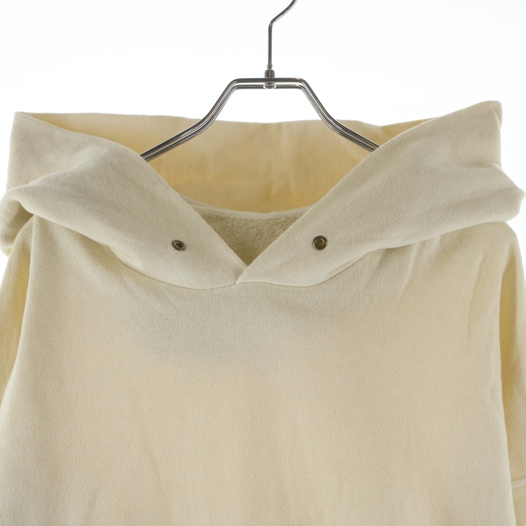 VISVIM(ヴィスヴィム) 20SS AMPLUS HOODIE P.O. ダメージ加工 フーディプルオーバーパーカー アイボリー 0120105010017