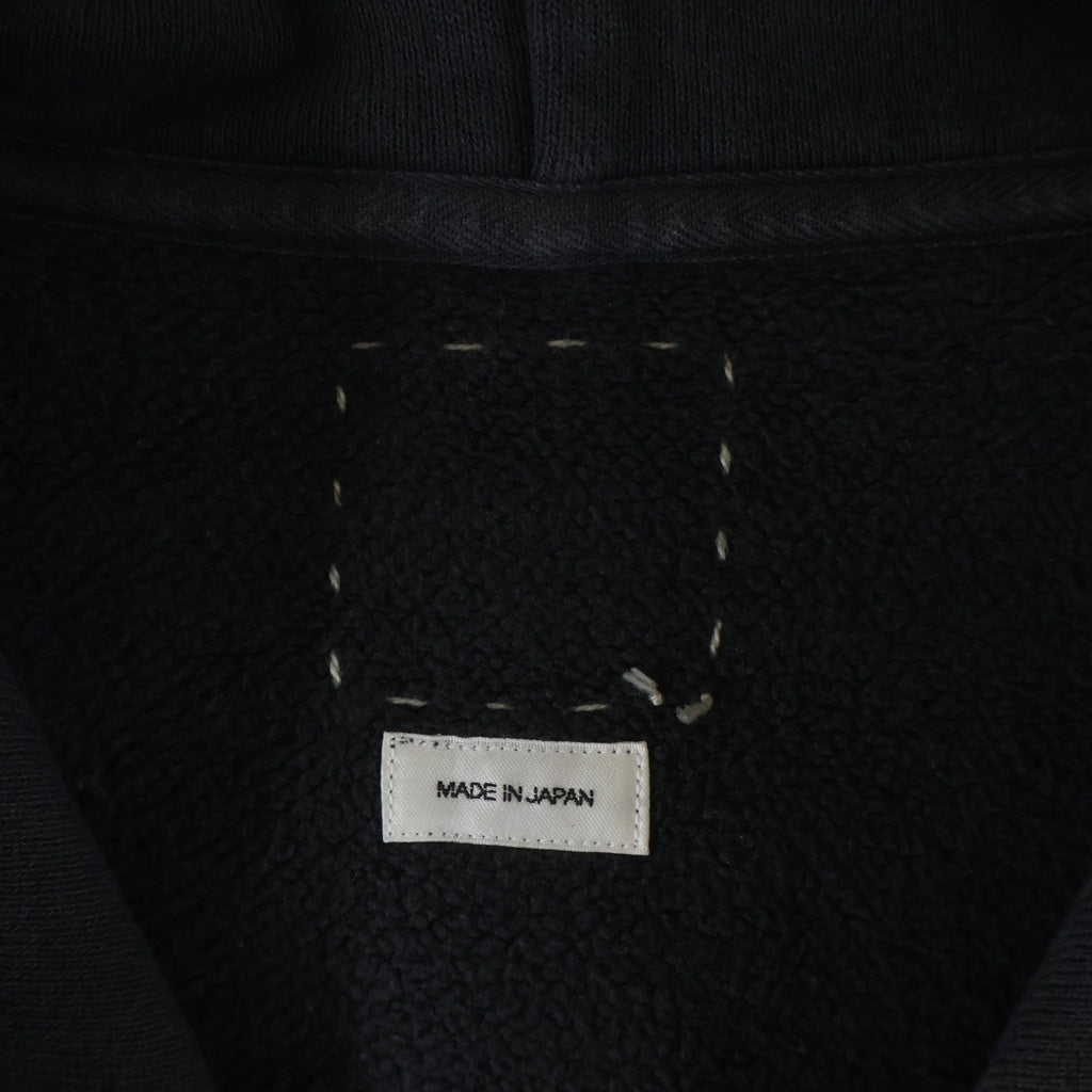 VISVIM(ヴィスヴィム) 23SS COURT HOODIE P．O CRASH ダメージ加工 フーディプルオーバーパーカー ダークグレー 0123105010019