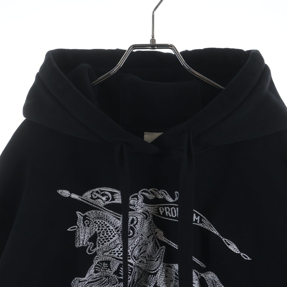BURBERRY(バーバリー) 23AW DRAKE エンブロイダリー プルオーバーパーカー 8072776 ブラック